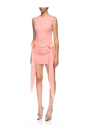 Miniabito in jersey color pesca DAVID KOMA | RE26DK46DPEACH